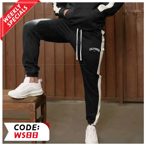 Retro California Men's Sweatpants - Faciway.com 