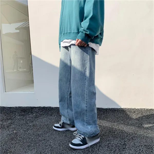 Loose casual jeans - Faciway.com 