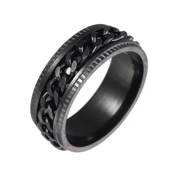 Chain Rotating Stainless Steel Pressure Relief Ring - Yiyistories.com 