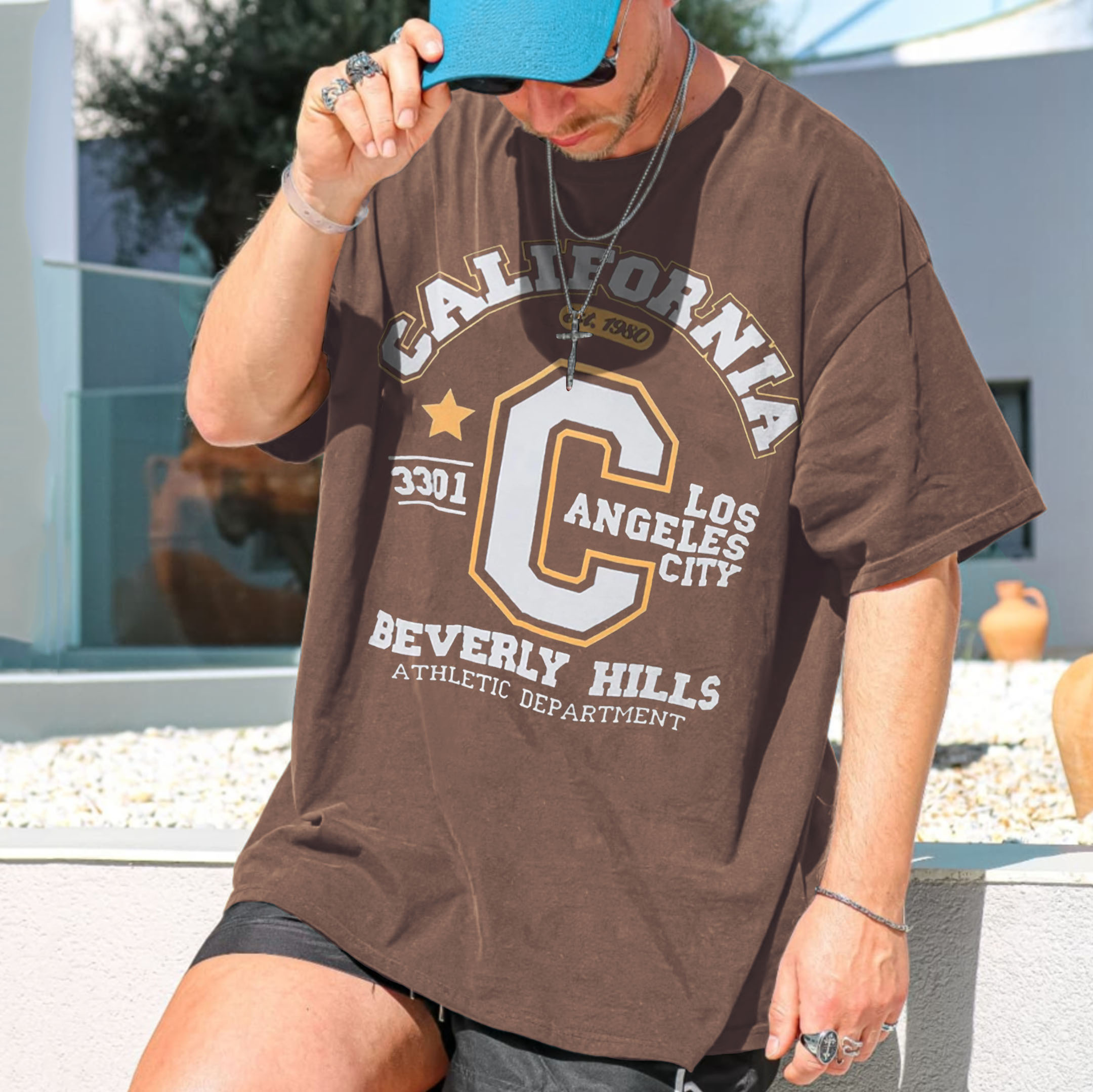 Retro California Oversized T shirt