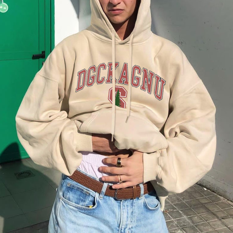 Unisex Vintage Logo Print Hoodie