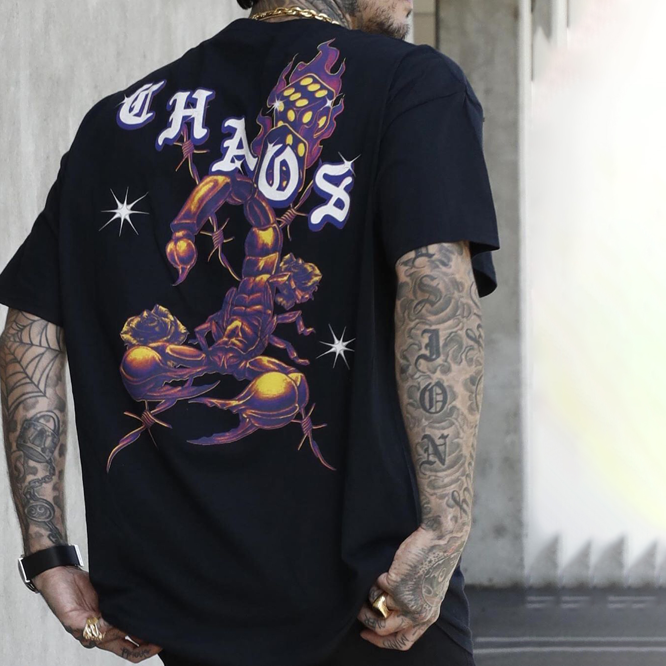 Mens Vintage Round Neck Printed Short sleeved T shirts