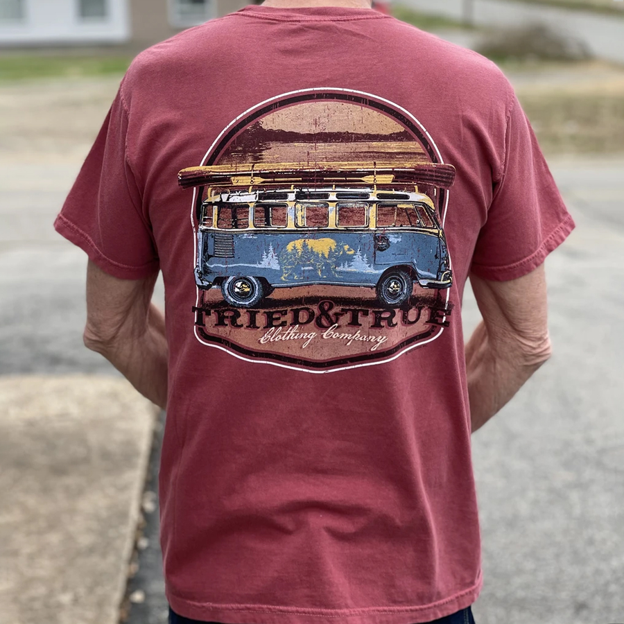 Classical Car Printed Mens T shirt