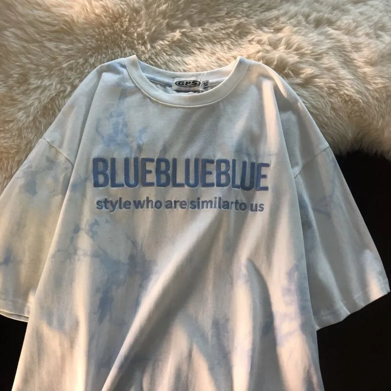 Unisex Tie Dye Oversized T Shirt