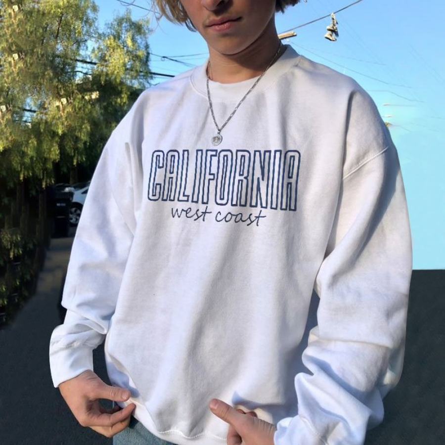 

Men's Retro California Oversized Sweatshirt