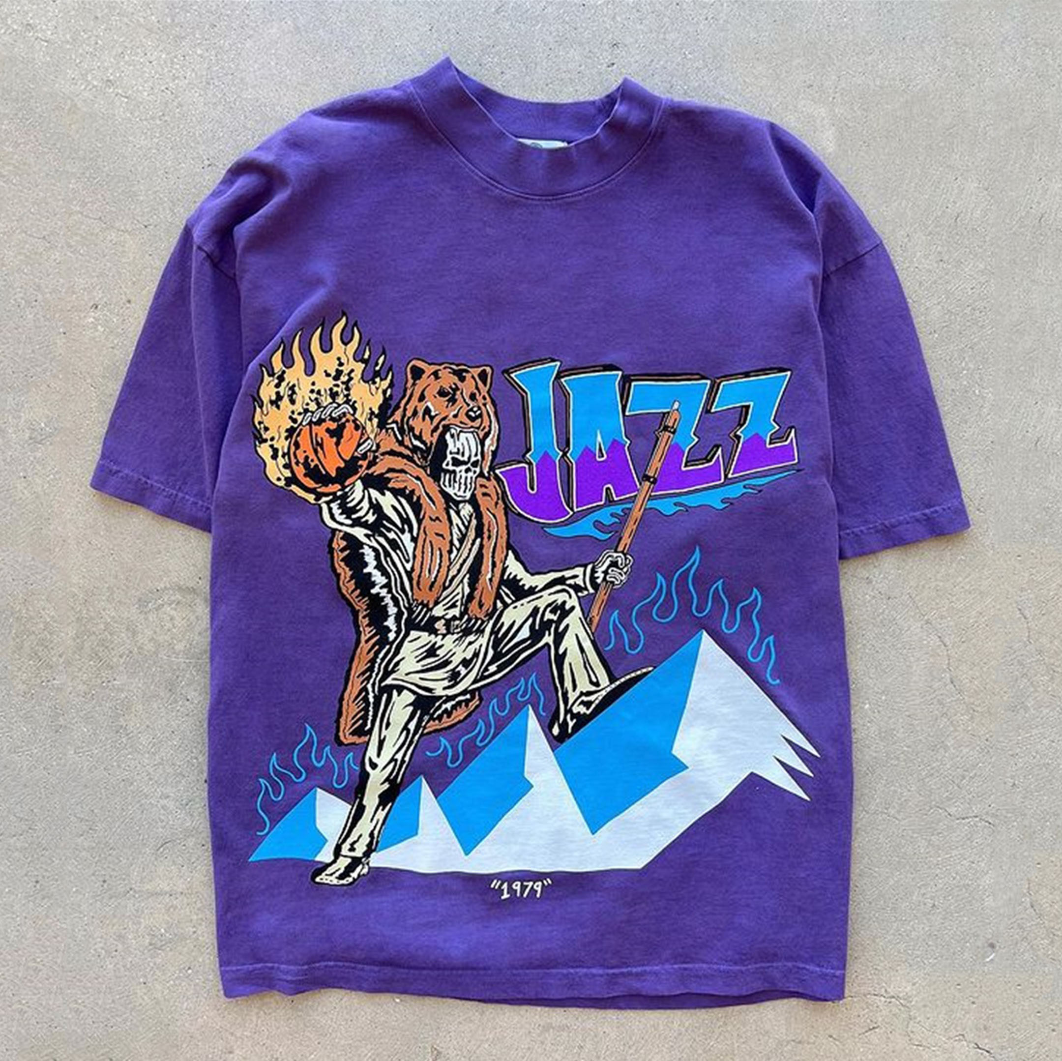 Men's Skull Print T Shirt