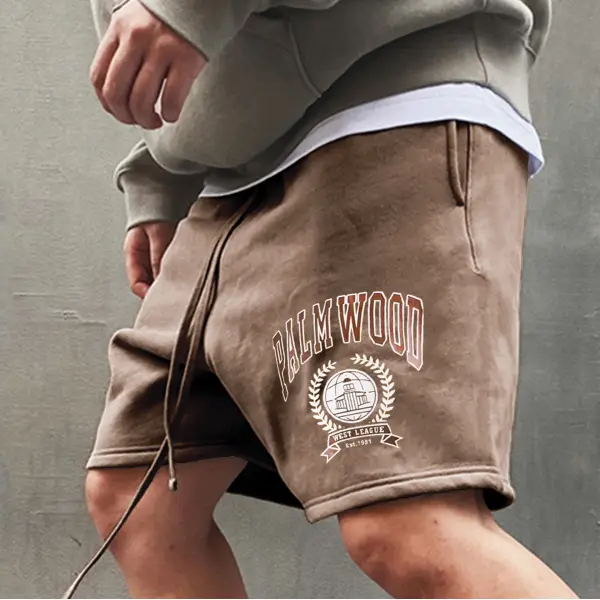 Men's Spring & Summer Vintage Letter Logo Sweatpants - Paleonice.com 