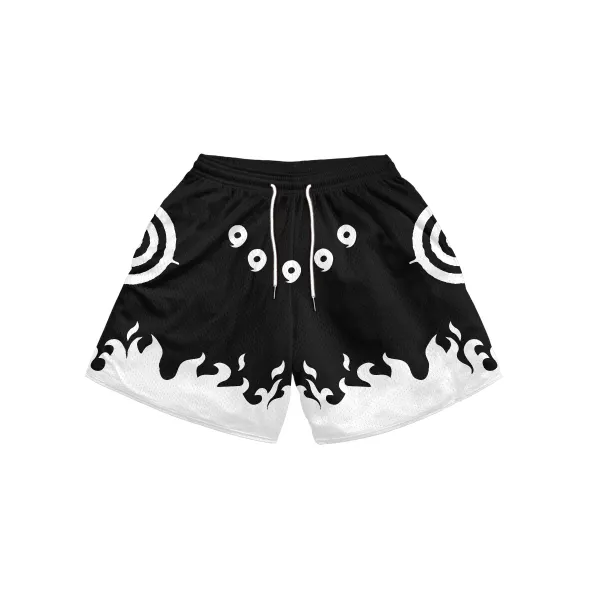 Men's Casual Drawstring Print Shorts - Paleonice.com 