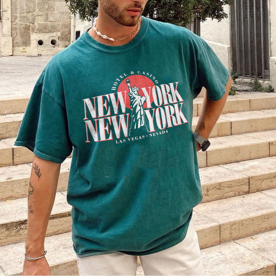 

Retro Oversized NEW YORK Men's T-shirt