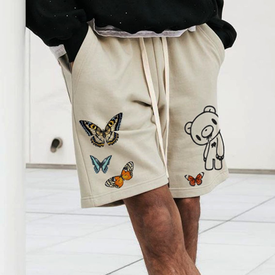 

Men's Spring & Summer Vintage Butterflies Sweatpants