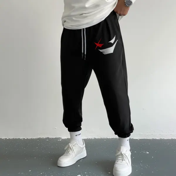 Men's Smiley Fashion Retro Casual Sweatpants - Fineesa.chimpone.com 