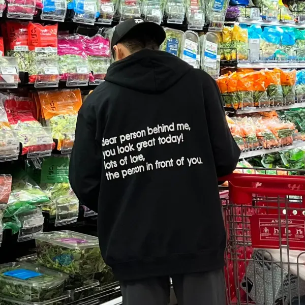 Dear Person Behind Me Hoodie - Chrisitina.com 