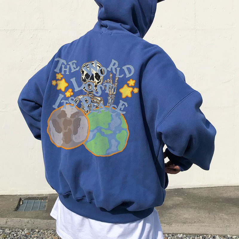 Men's Trendy Graphic Print Hoodie