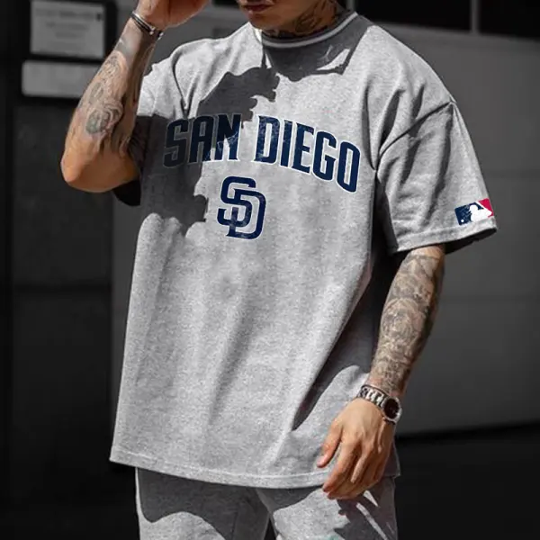 Übergroßes San Diego Padres Culture T-Shirt - Faciway.com 