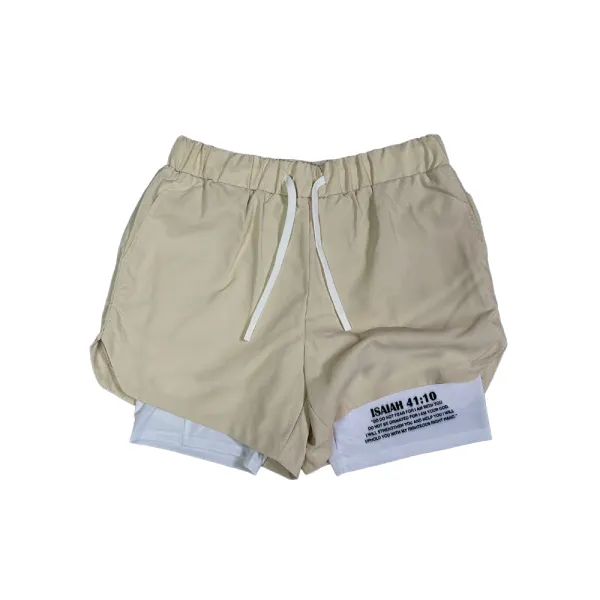 Isaiah 41:10 Performance Shorts - Chrisitina.com 