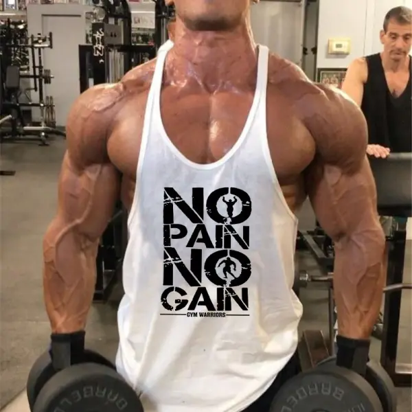 NO PAIN NO GAIN Fitness Loose Tank Top - Mobivivi.com 
