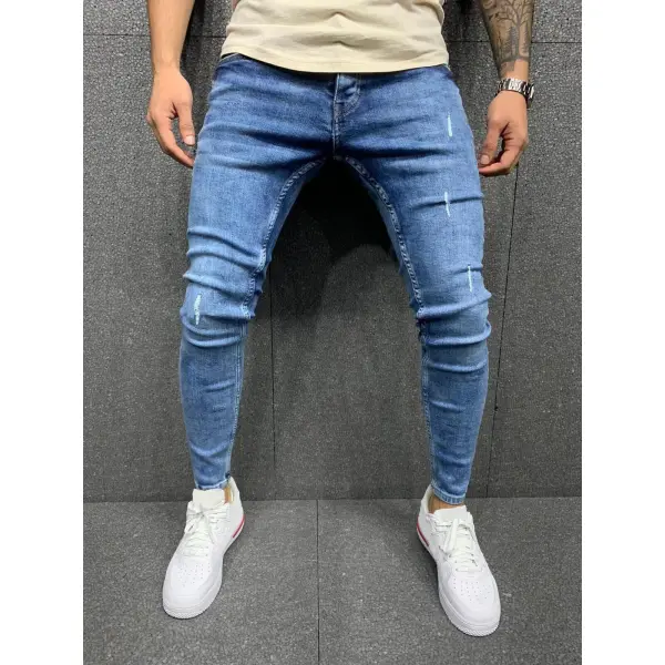 Men's Feet Stretch Jeans - Honeylop.chimpone.com 