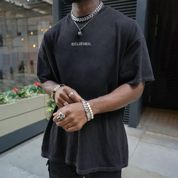 Men's BELIEVER Crew T-Shirt - Suystarshop.com 