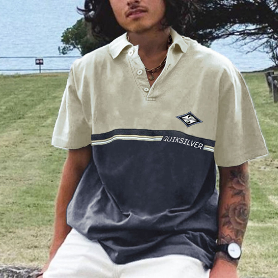 

Men's Vintage Holiday Surf Polo T-Shirt