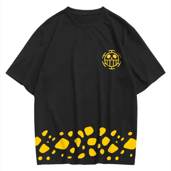 T-Shirt Mit Lässigem Anime-Print Für Herren - Faciway.com 