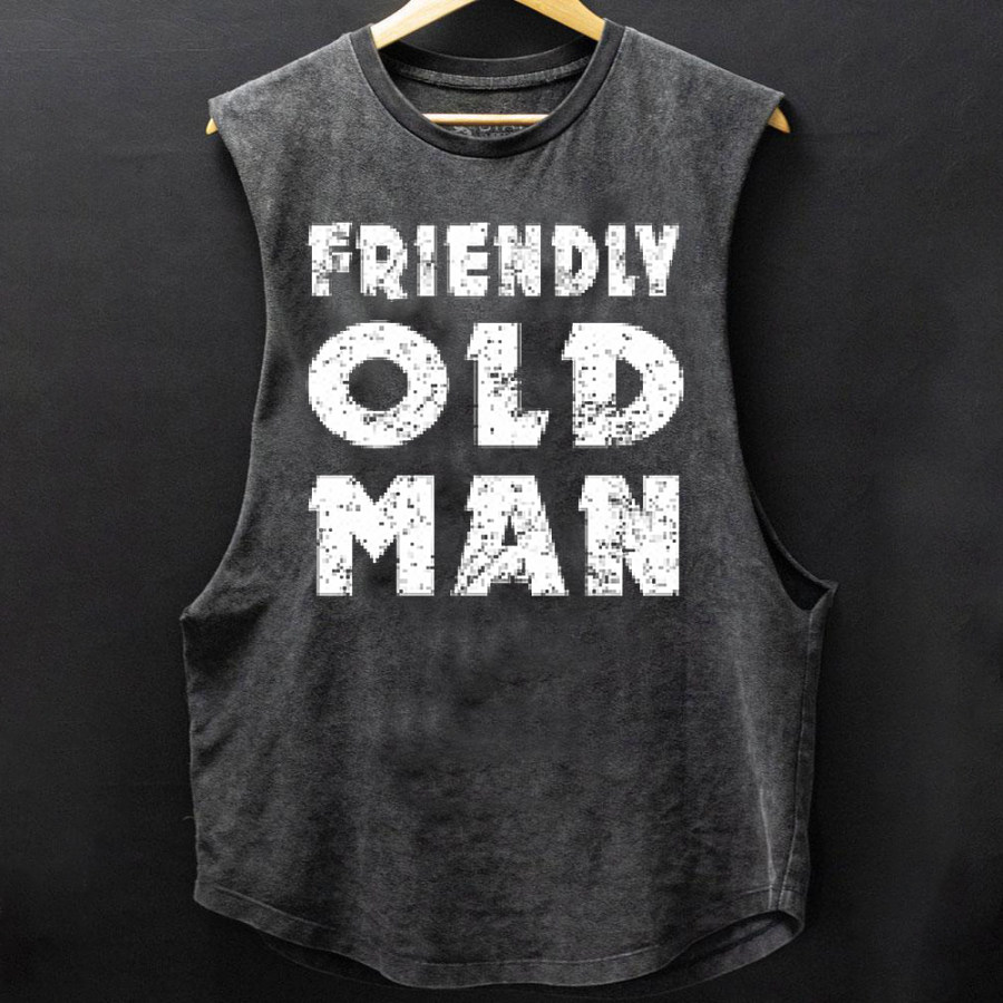 

Friendly Old Man Men's Blend Tank