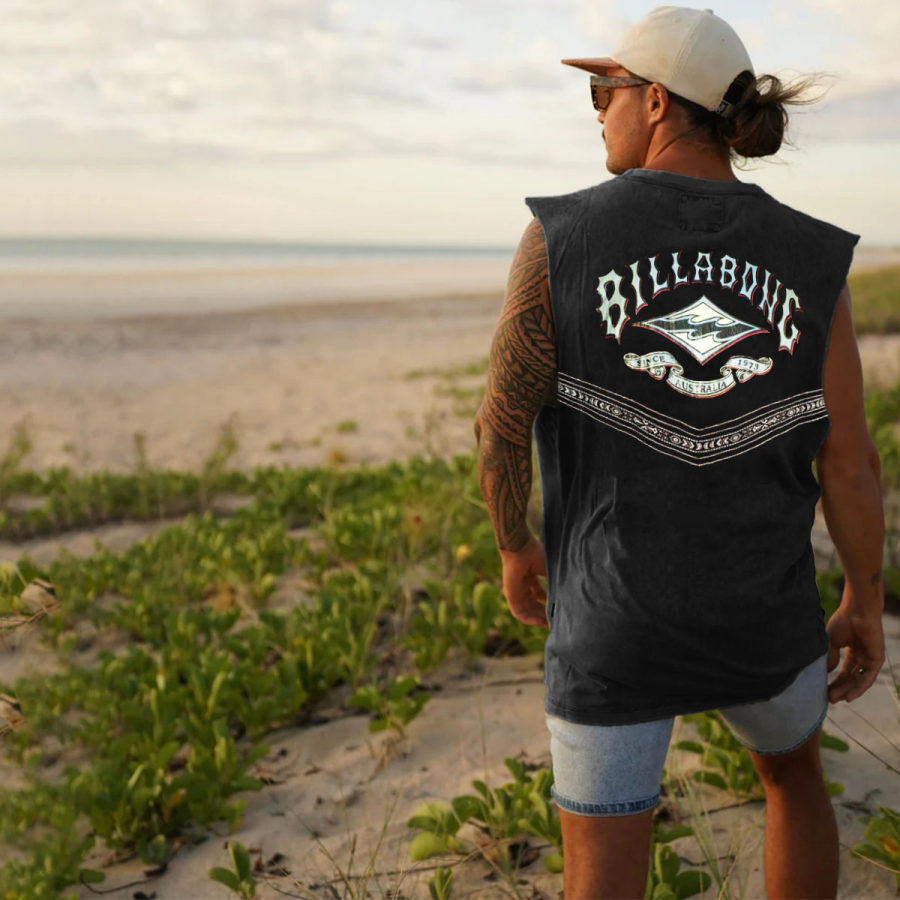 

Men's Vintage BILLABONG Surf Sleeveless Top