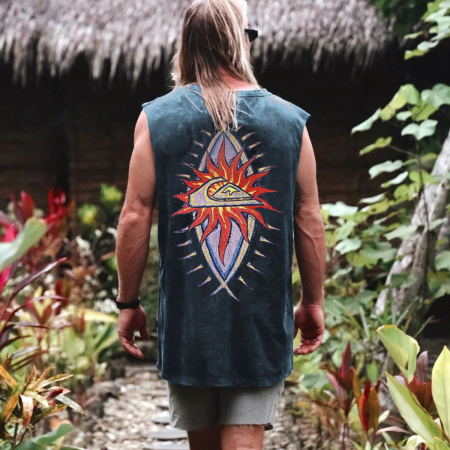 

Men's Vintage Quiksilver Surf Sleeveless Top