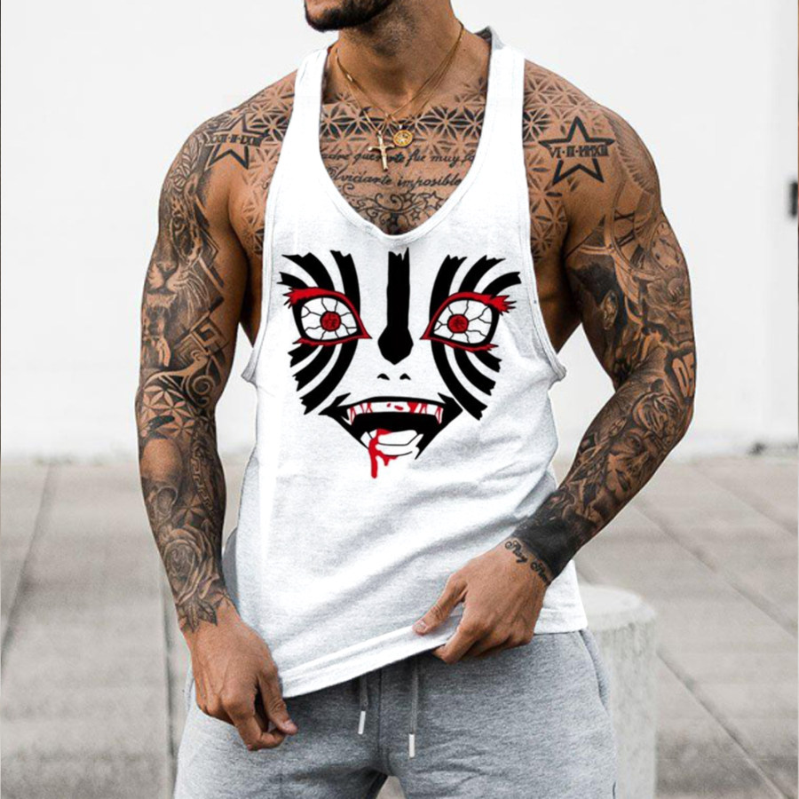 

Men's Casual Anime Sports Vest