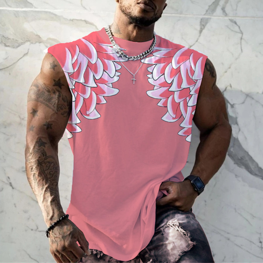 

Men's Casual Anime Sports Vest