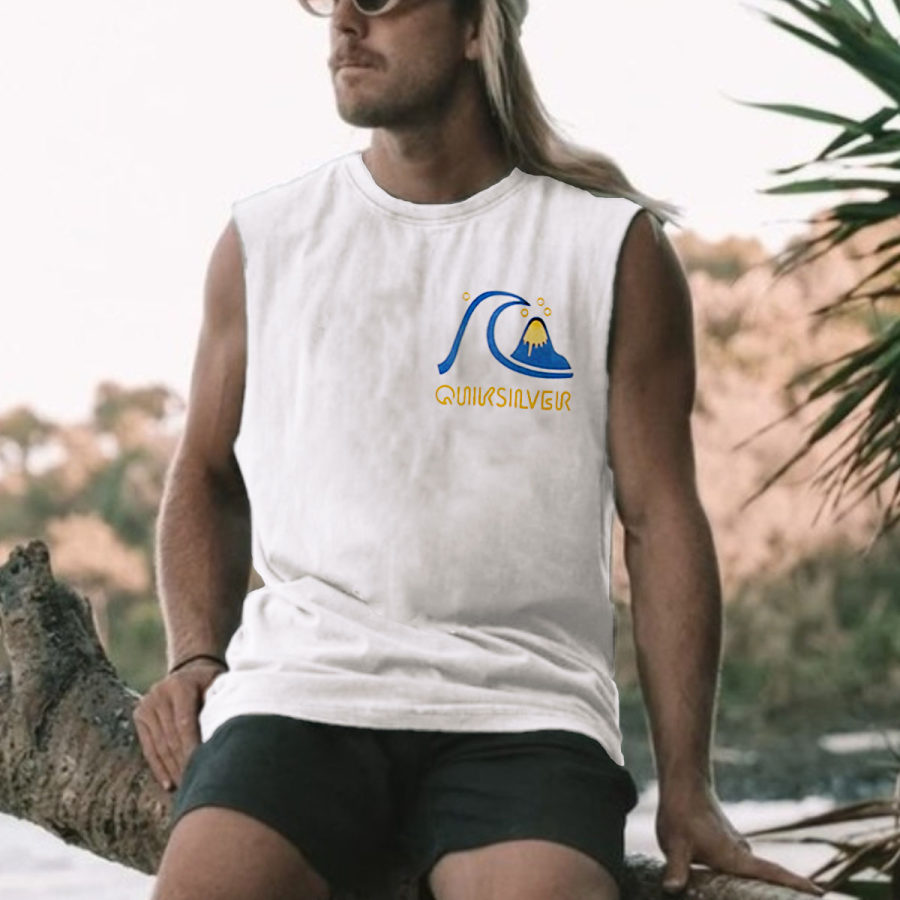 

Unisex Quiksilver Logo Surf Sleeves Top