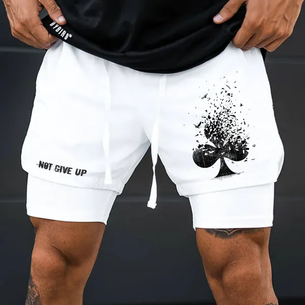 Death Card Casual Gym Performance Shorts - Faciway.com 