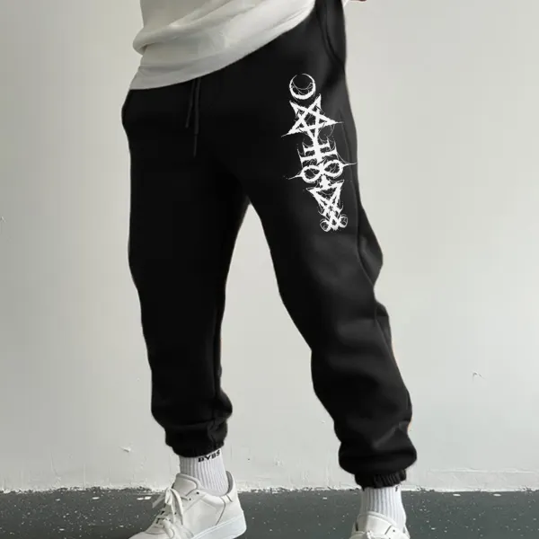 Pantaloni Sportivi Casual Totem Dell'incantesimo Di Satana - Faciway.com 
