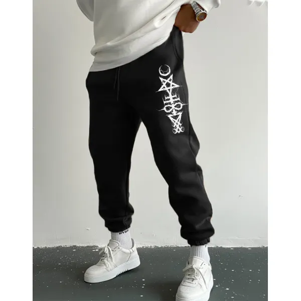 Satan Spell Totem Casual Sweatpants - Paleonice.com 