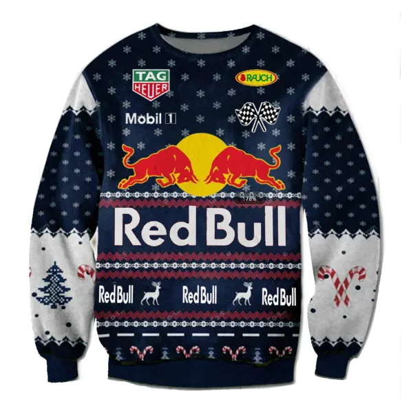 Unisex Red Bull FI Racing Ugly Christmas Sweater - Cotosen.com