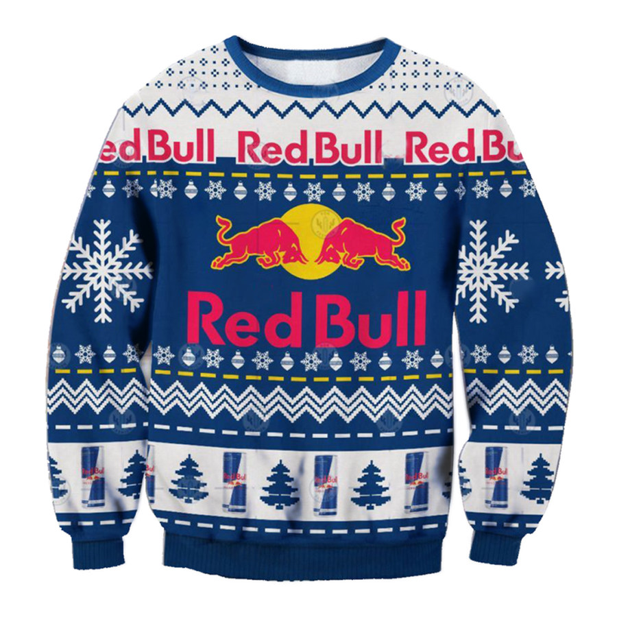 

Suéter Navideño Feo Informal Con Estampado De Red Bull Racing Unisex