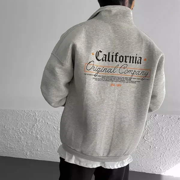 Unisex Oversized Monogram Printed Casual Jacket - Faciway.com 