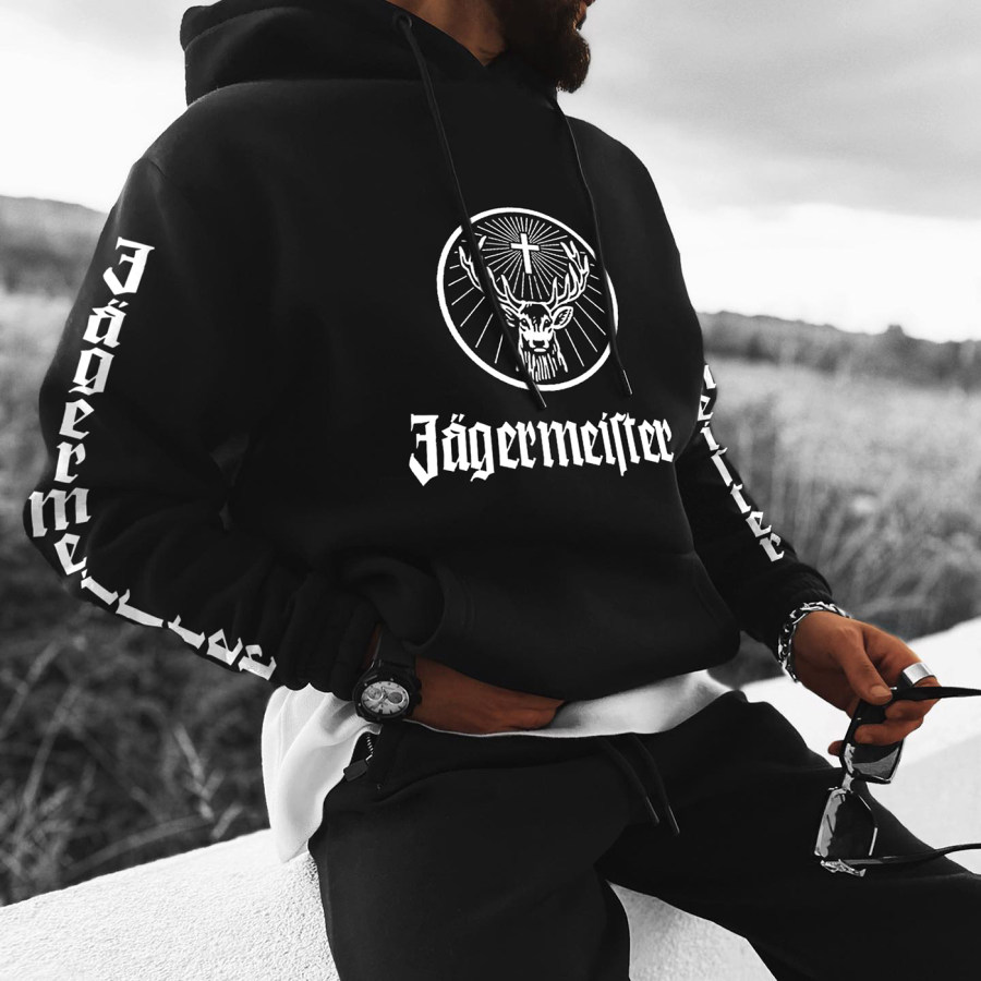 

Übergroßer Jägermeister-Hoodie