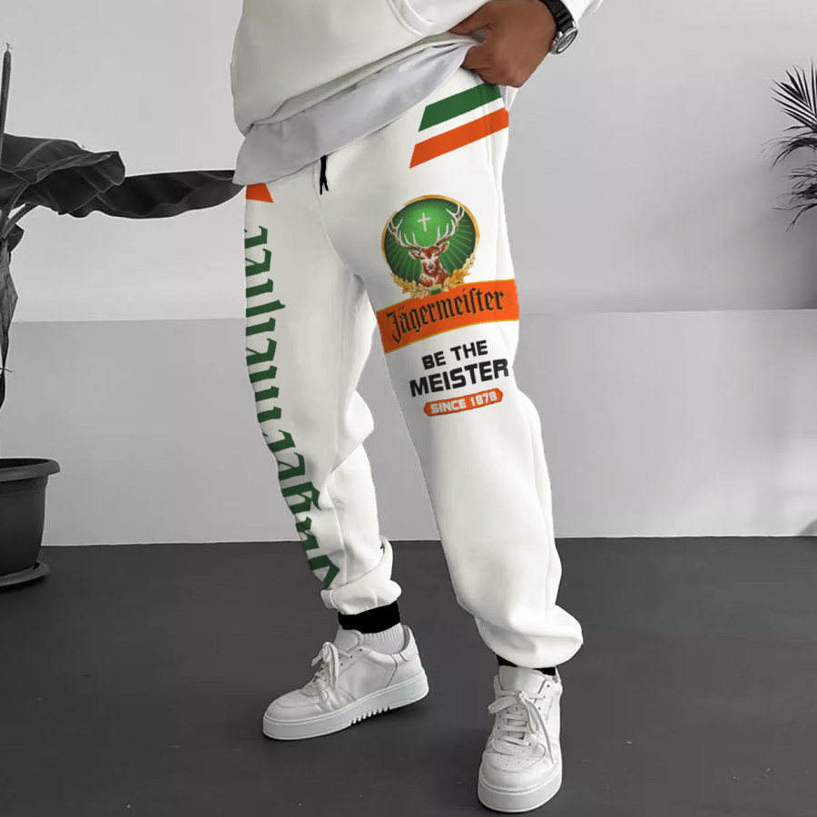 

Lässige Bedruckte Unisex-Jogginghose Von Jägermeister