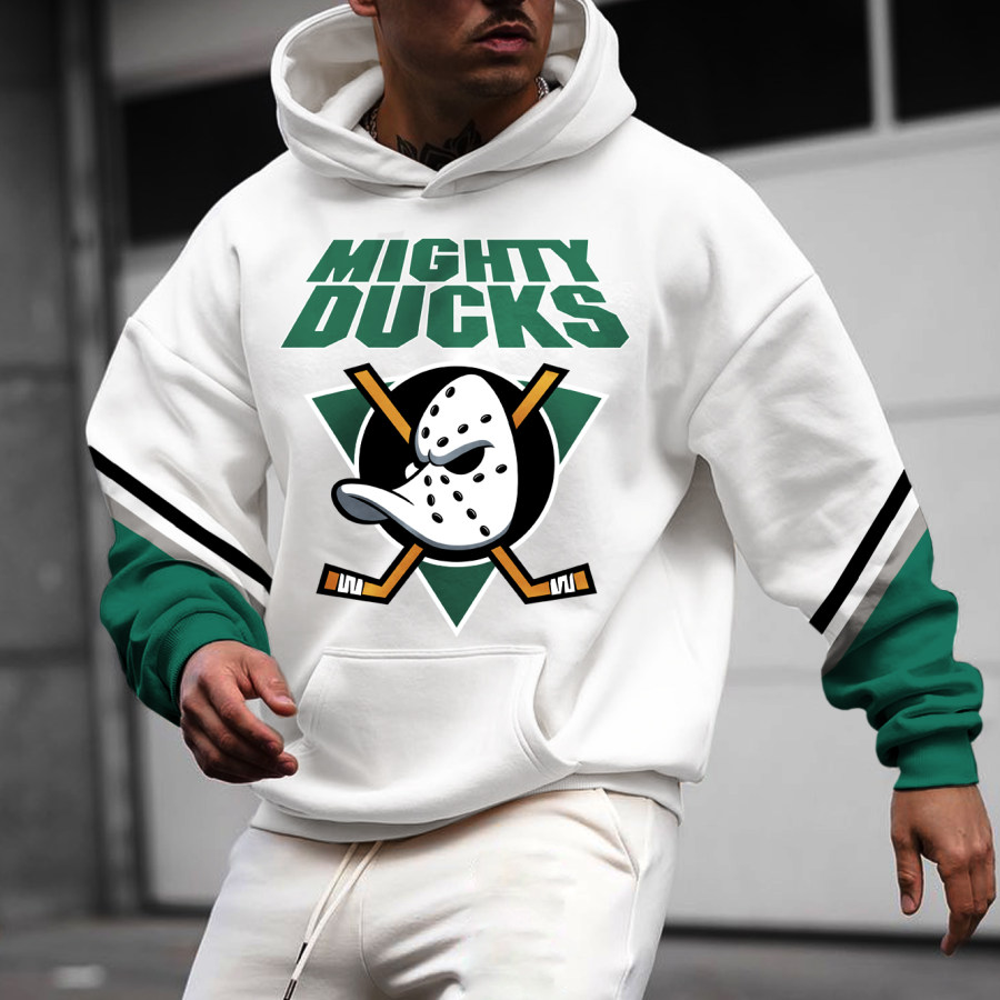 

Mighty Ducks Freizeit-Kapuzenpullover Für Herren