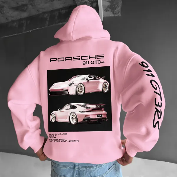 Oversize Sports Car 911 GT3RS Hoodie - Cotosen.com