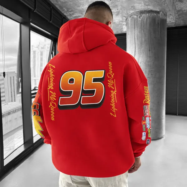 Übergroßer SUDADERA DEL RAYO MCQUEENHoodie - Faciway.com 