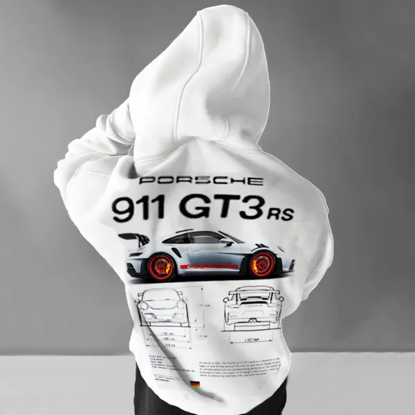 Unisex Oversized 911 GT3 RS Racing Street Wear Printed Hoodie - Blaroken.com 