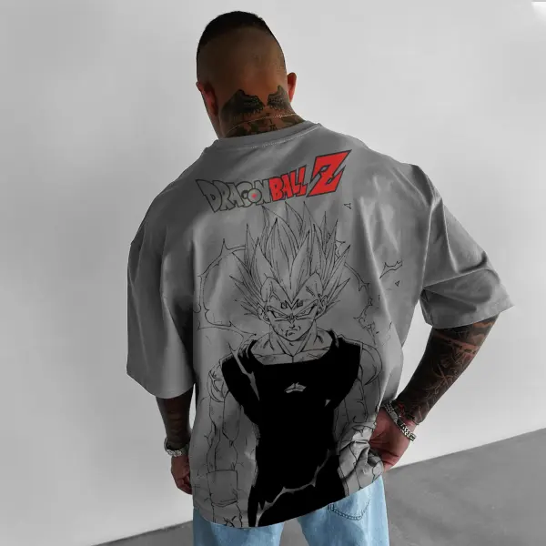 Unisex Dragon Ball Majin Vegeta Printed T-shirt - Cotosen.com Unisex Dragon Ball Majin Vegeta Printed T-shirt - Cotosen.com