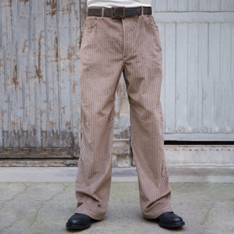 

Mens retro corduroy slacks