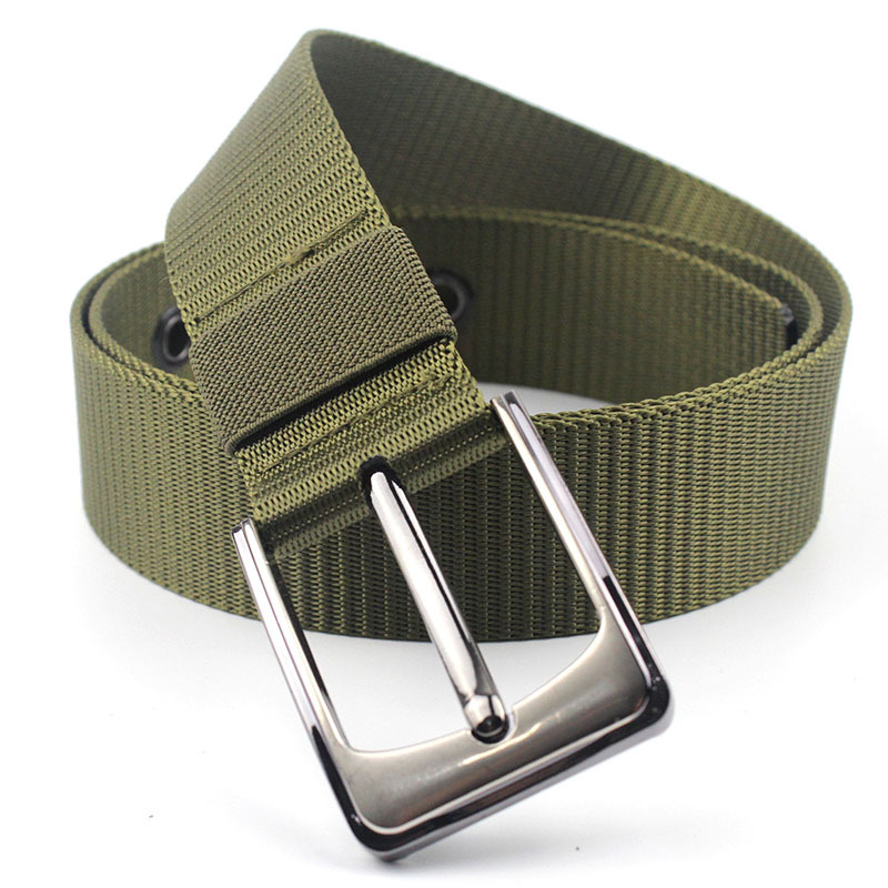 Men's Tactical Canvas Nylon Chic Casual Outdoor Training Belt