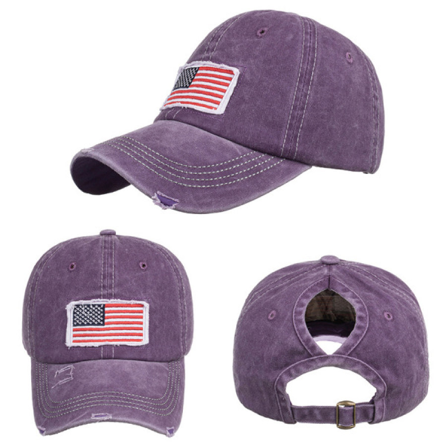 

american flag sun hat