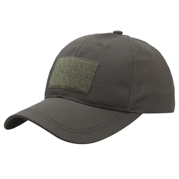 Wholesale Solid Color Baseball Caps With Velcro Caps Outdoor Sun Visor Military Training Caps Military Fan Hats In Stock - Linviashop.com 