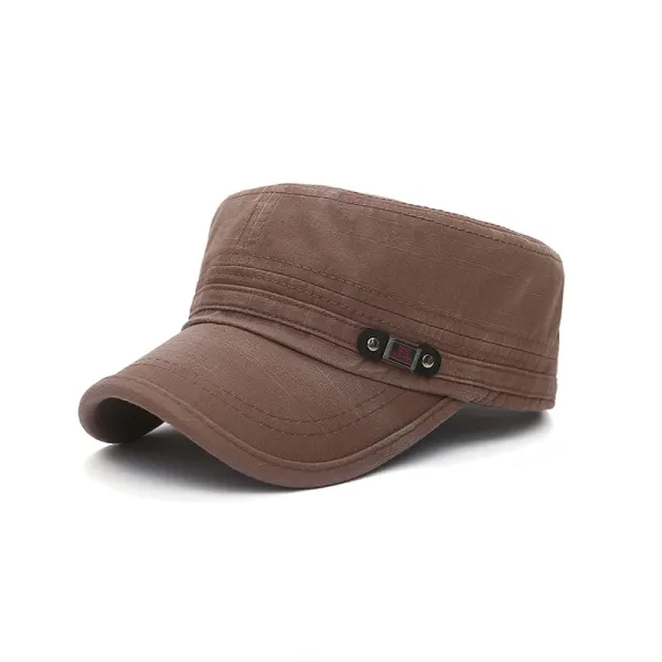 Mens Flat Top Outdoor Hat - Xmally.com 
