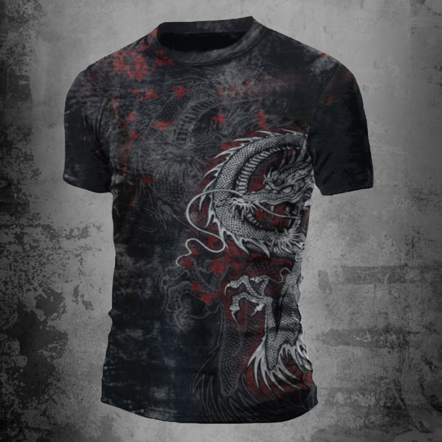 

Holy Dragon Printed Fashion Tactical T-shirt