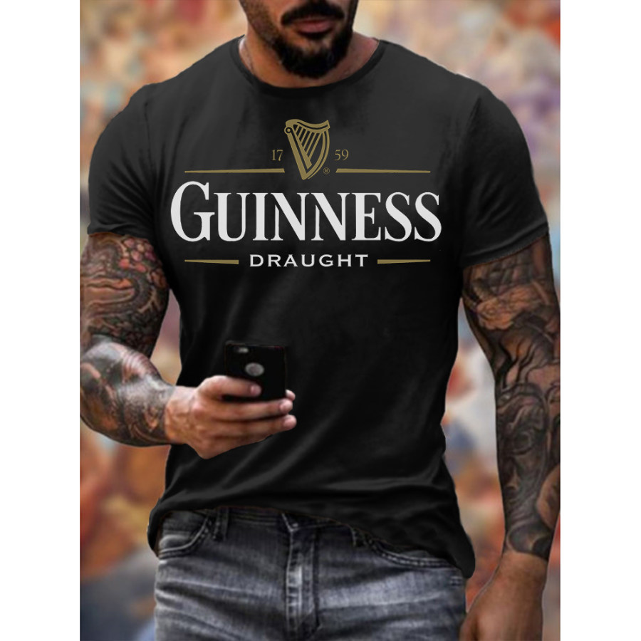 

Mens Irish Beer Printed T-shirt